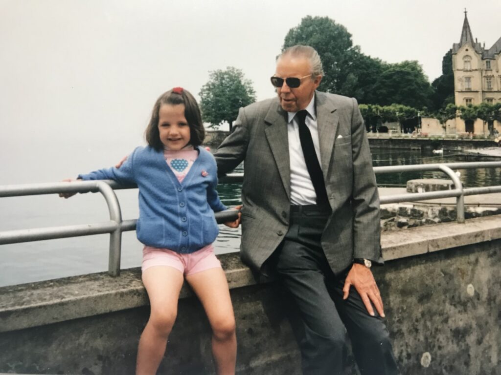 a childhood photo of claire